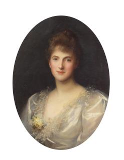Sir Samuel Luke Fildes, RA - Portrait of Lillian Newall