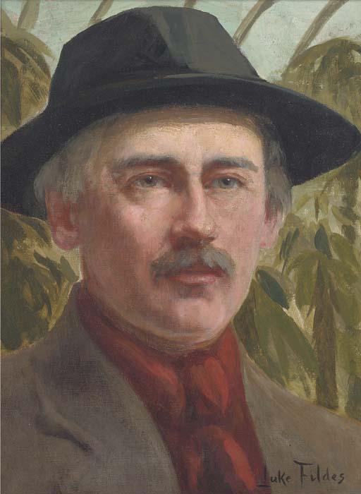 Sir Samuel Luke Fildes - The Explorer Returns To Kew