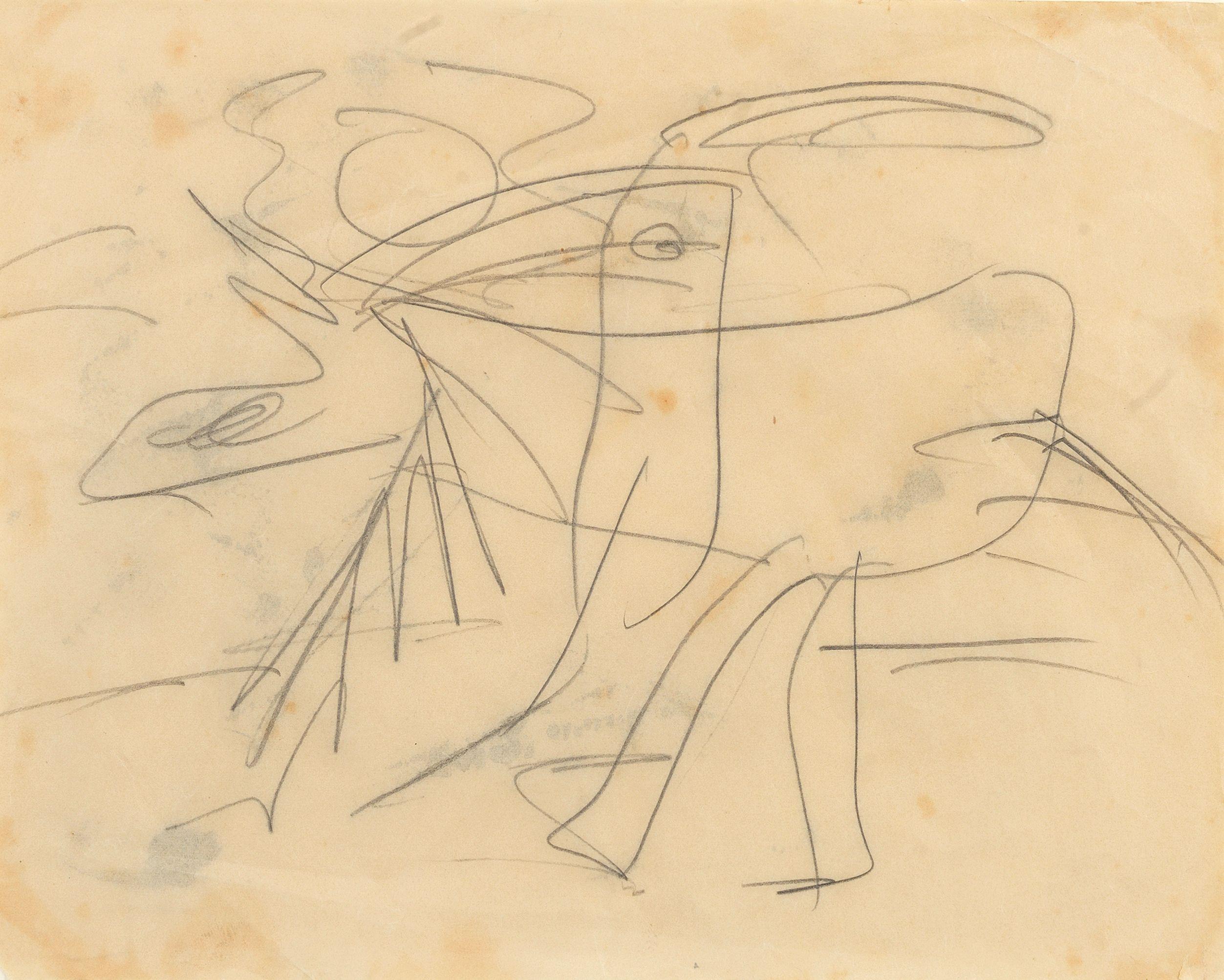 Sir Sidney Nolan C.B.E., O.M., R.A. - Untitled