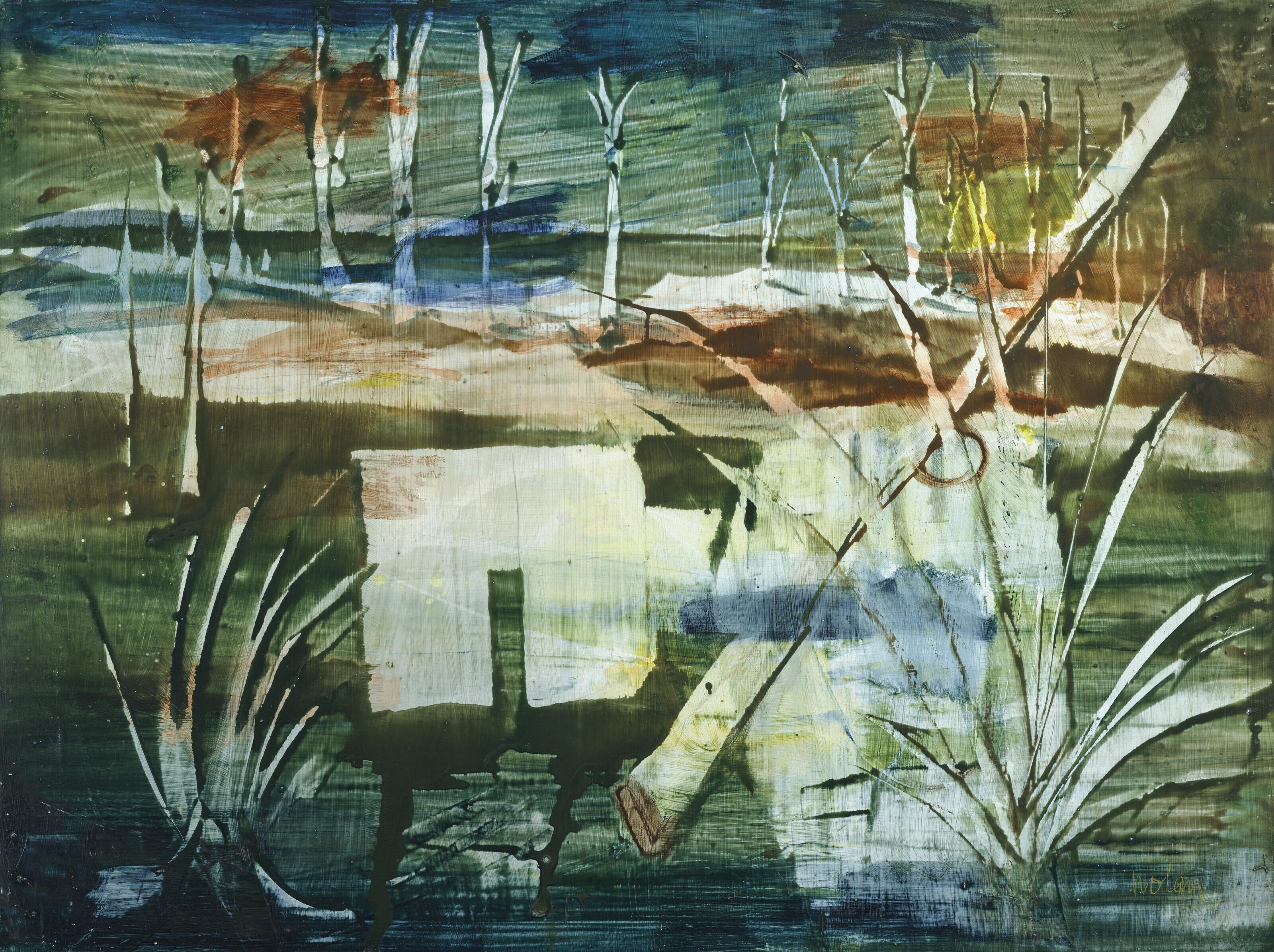 Sir Sidney Nolan, O.M., R.A. - Kelly in Swamp