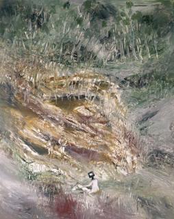 Sir Sidney Robert Noaln - Ned Kelly And Two Figures In The Bush