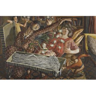 Sir Stanley Spencer, R.A. - Hilda And I At Pond Street