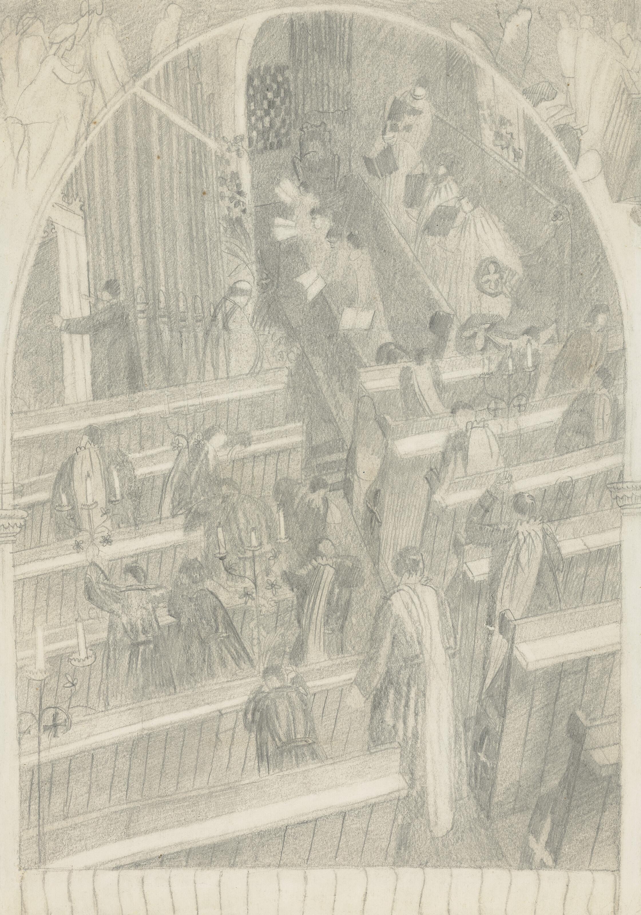 Sir Stanley Spencer, R.A. - In the Chapel