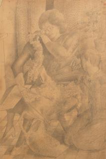 Sir Stanley Spencer R.A. - Knitting a Jumper