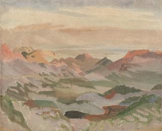 Sir Stanley Spencer R.A. - Lake of Scutaria, Montenegro