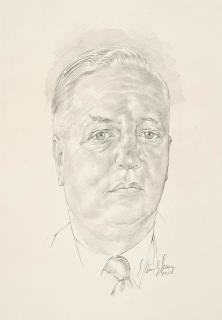 Sir Stanley Spencer, R.A. - Portrait of Douglas Crockatt