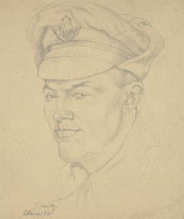 Sir Stanley Spencer, R.A. - Portrait of H.E. Brooks