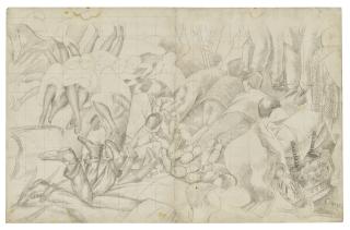 Sir Stanley Spencer, R.A. - Stanley at an auction