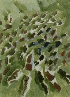 Sir Stanley Spencer, R.A. - Study for The Sermon on the Mount