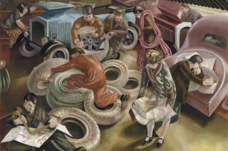 Sir Stanley Spencer, R.A. - The Garage
