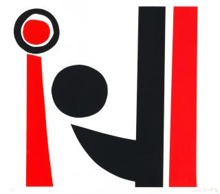 Sir Terry Frost, R.A. - Black Moon for Trewellard