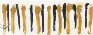 Sir Terry Frost, R.A. - Black, Ochre And White