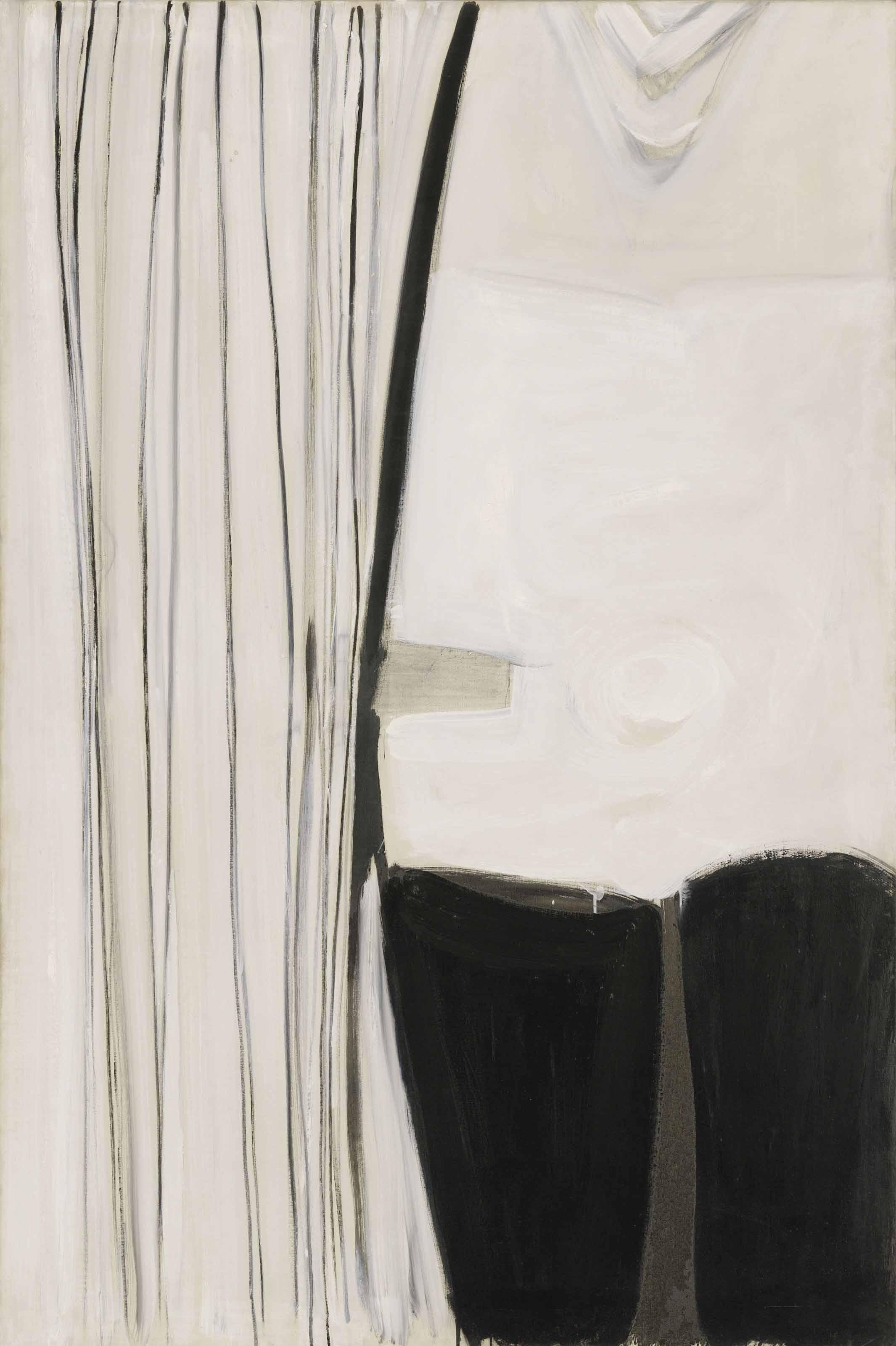 Sir Terry Frost, R.A. - Black & White Painting