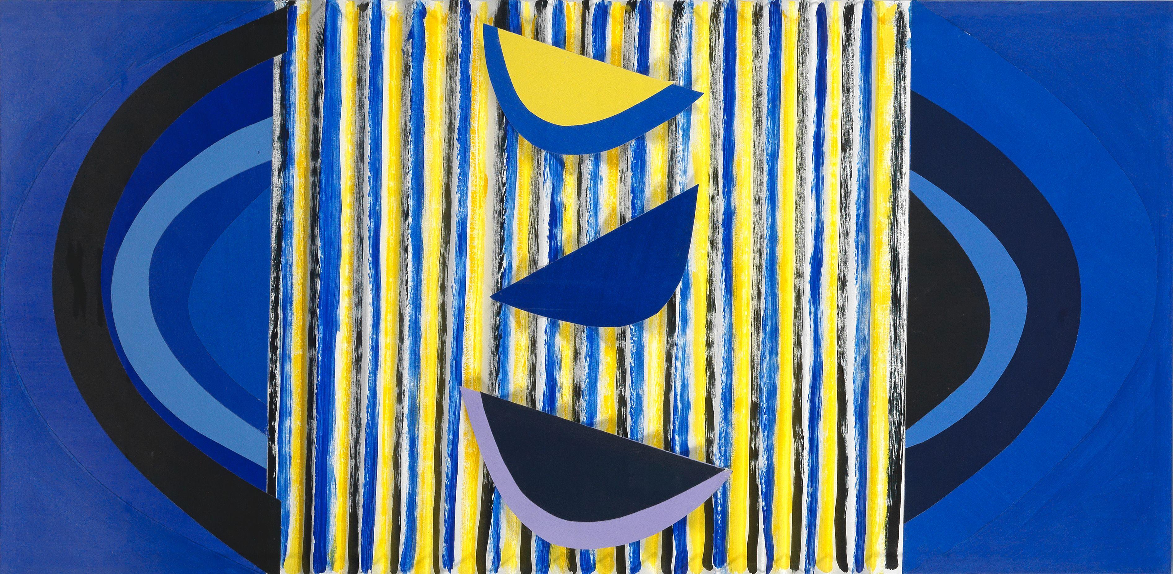 Sir Terry Frost R.A. - Blue and Yellow Squeeze