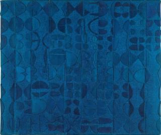 Sir Terry Frost, R.A. - Blue Collage