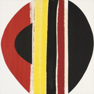 Sir Terry Frost, R.A. - Crumpled Red, Yellow and Black