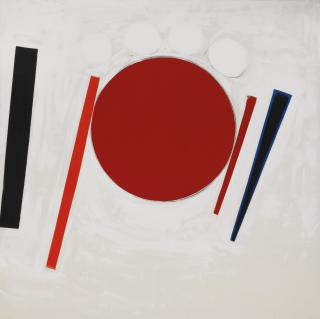 Sir Terry Frost, R.A. - Dusk Red