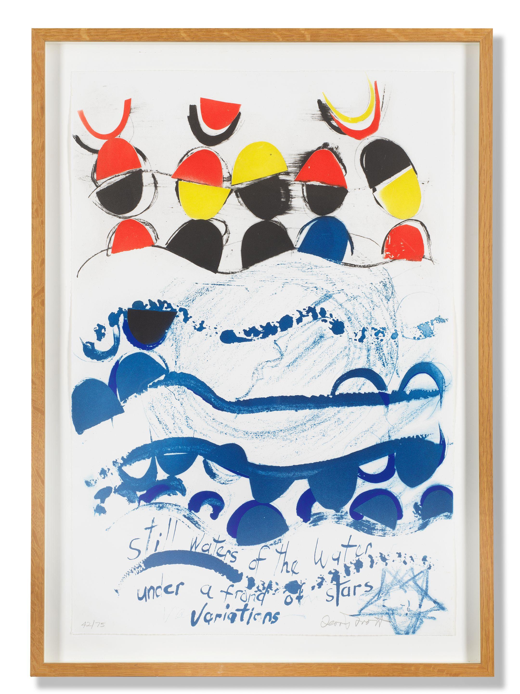 Sir Terry Frost R.A. - Eight Plates, from \'Lorca Suite\', 1989.