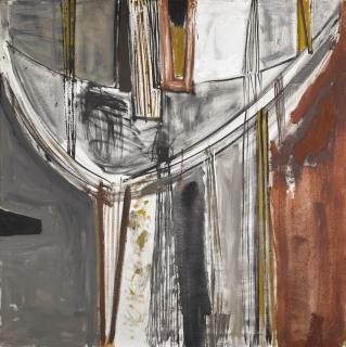 Sir Terry Frost, R.A. - Grey And Red