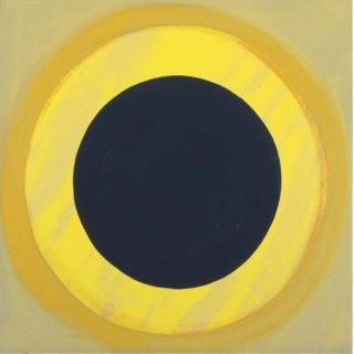 Sir Terry Frost, R.A. - Ochre And Black Collage