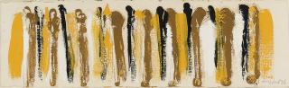 Sir Terry Frost, R.A. - Ochre, Black, Yellow and White