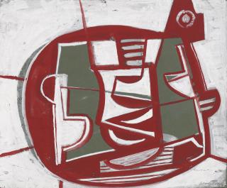 Sir Terry Frost, R.A. - Red and White Harbour