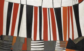 Sir Terry Frost, R.A. - Red, Black And White, Leeds, 1955