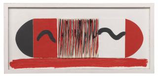 Sir Terry Frost, R.A. - Red, Black and White