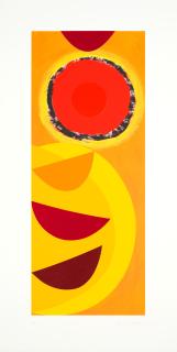 Sir Terry Frost R.A. - Red on Yellow Rhythm