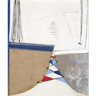 Sir Terry Frost, R.A. - Red, White, Blue And Linen