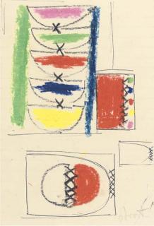 Sir Terry Frost, R.A. - Sheet of Studies