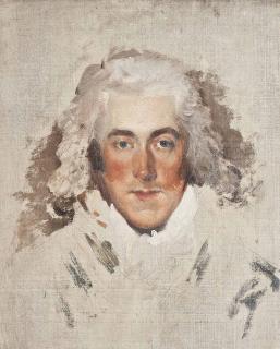 Sir Thomas Lawrence, P.R.A. - Portrait of a gentleman, bust-length - unfinished
