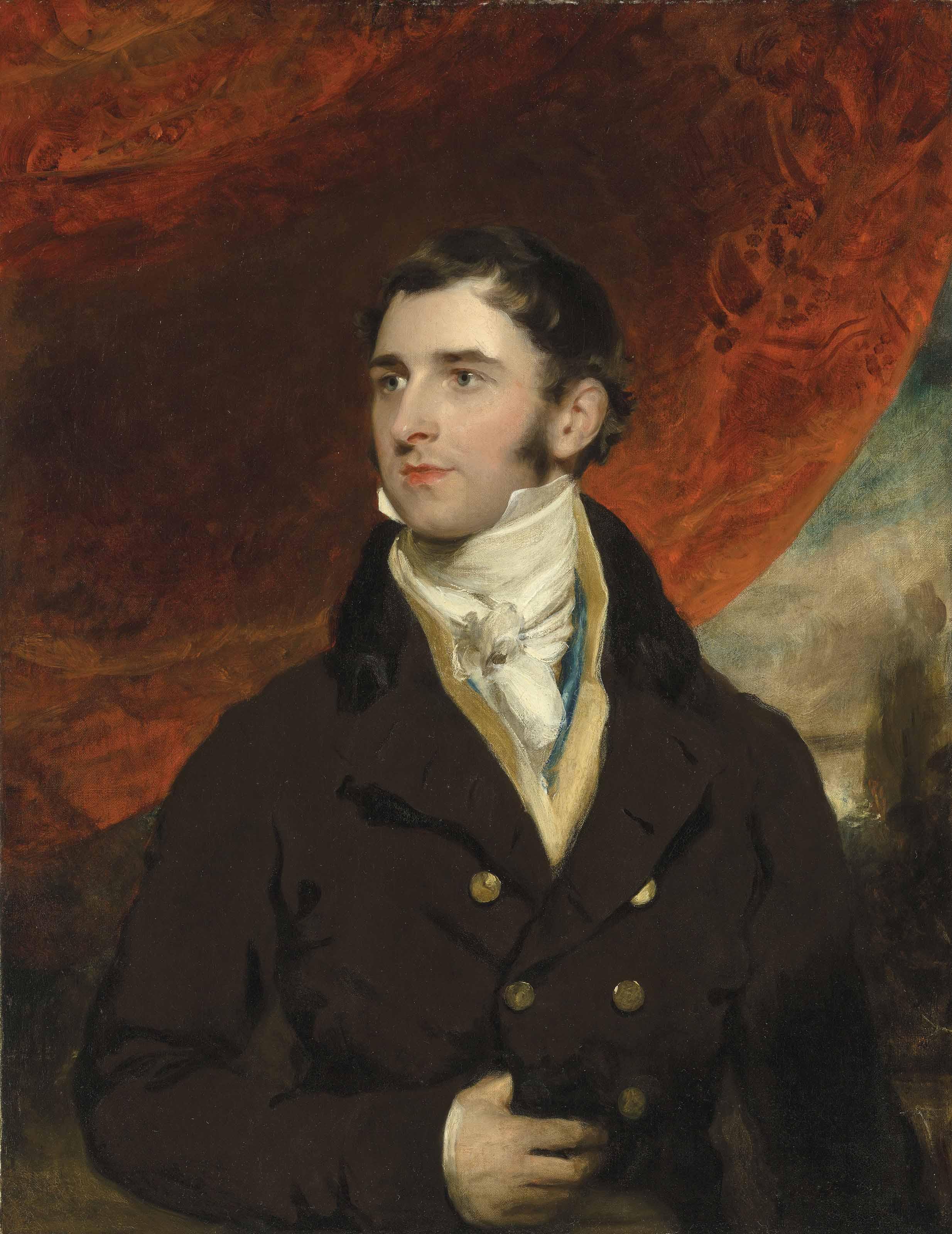Sir Thomas Lawrence, P.R.A. - Portrait of a gentleman, half-length