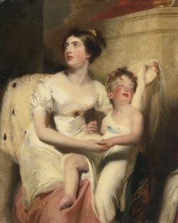 Sir Thomas Lawrence, P.R.A. - Portrait Of Anne, Countess Of Charlemont And Her Son James