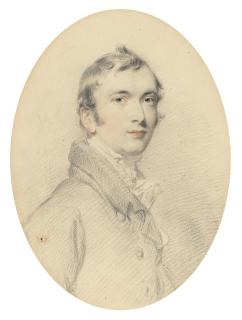 Sir Thomas Lawrence, P.R.A. - Portrait of Benjamin Rouse Junior, half-length, turned to the left and facing forwards