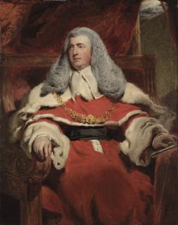 Sir Thomas Lawrence, P.R.A. - Portrait of Edward Law, 1st Baron Ellenborough, M.P., Lord Chief Justice of England (1750-1818), three-quarter-length, in judicial robes with his chain of office