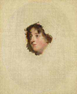 Sir Thomas Lawrence P.R.A. - Portrait Of Lady Elizabeth Lowther (Died 1869)