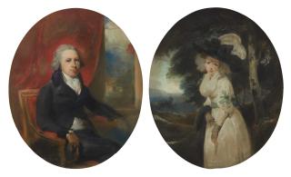 Sir Thomas Lawrence, P.R.A. - Portrait Of William Hamilton, R.A., Three-Quarter-Length; Portrait Of Mary Hamilton, R.A., Three-Quarter-Length
