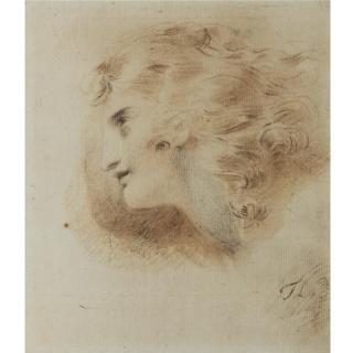 Sir Thomas Lawrence P.R.A. - Study For The Head Of A Man 