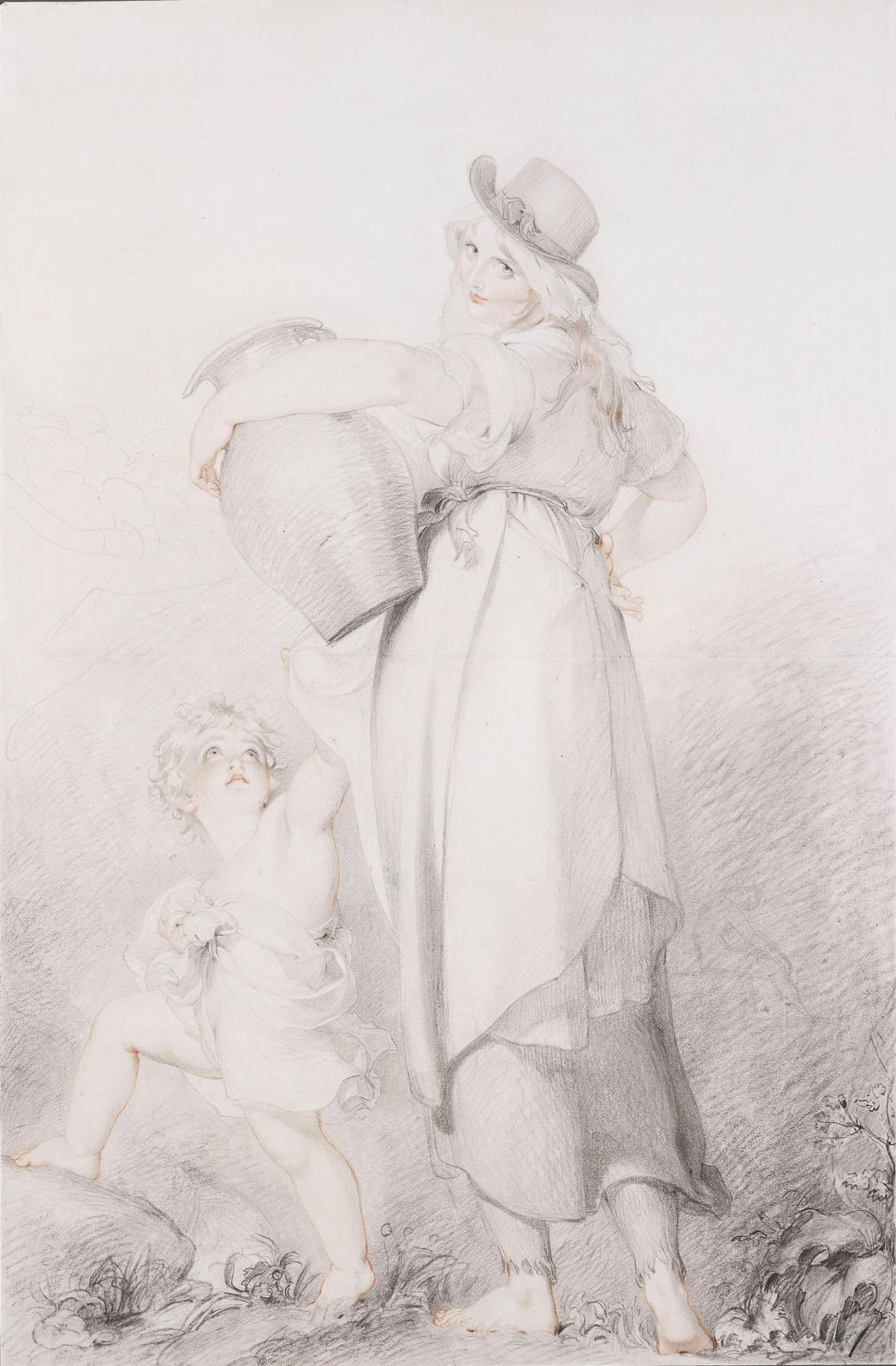 Sir Thomas Lawrence, P.R.A. - The Beautiful Washerwoman