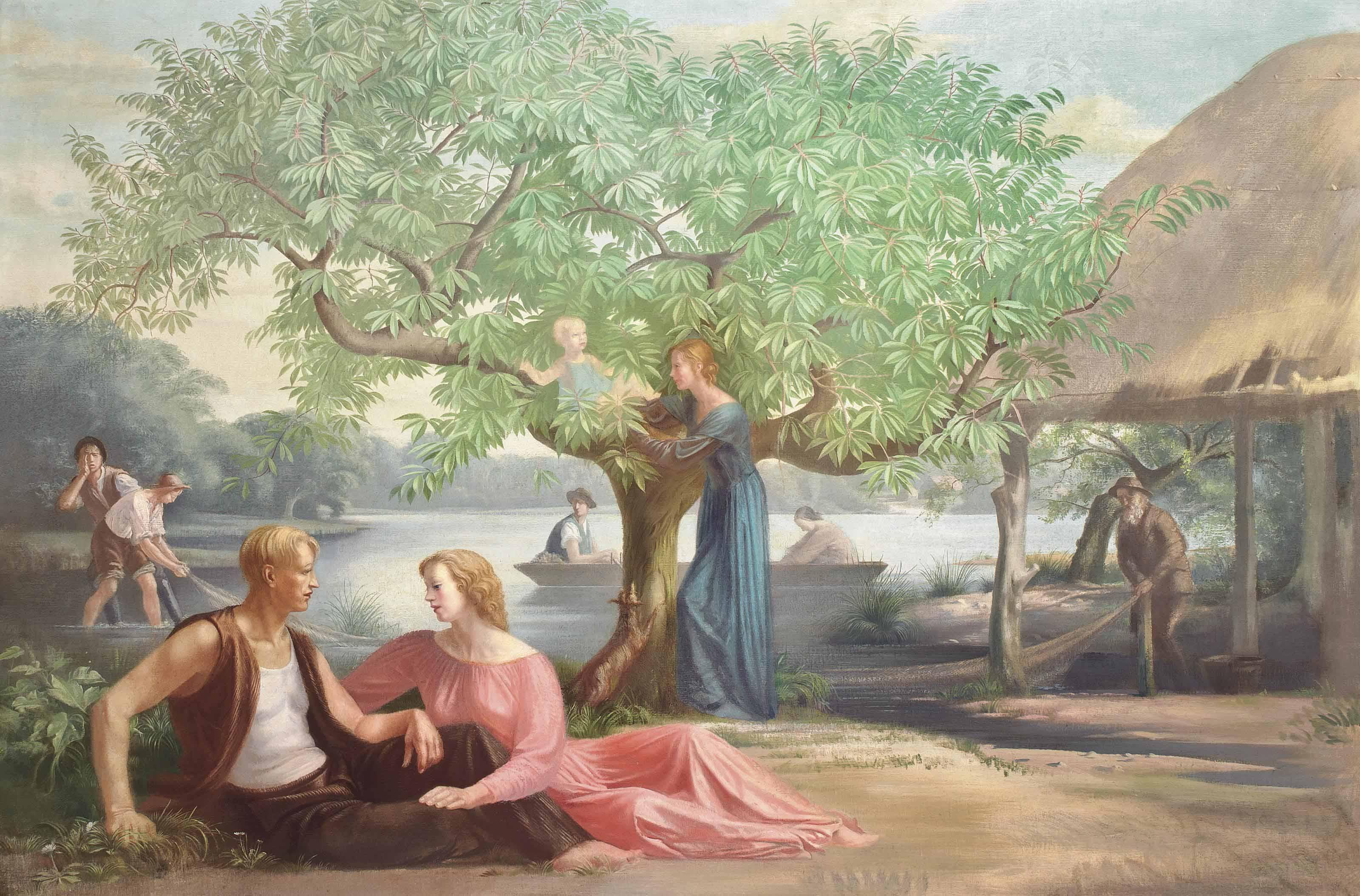 Sir Walter Thomas Monnington, R.A. - Allegory No. 2