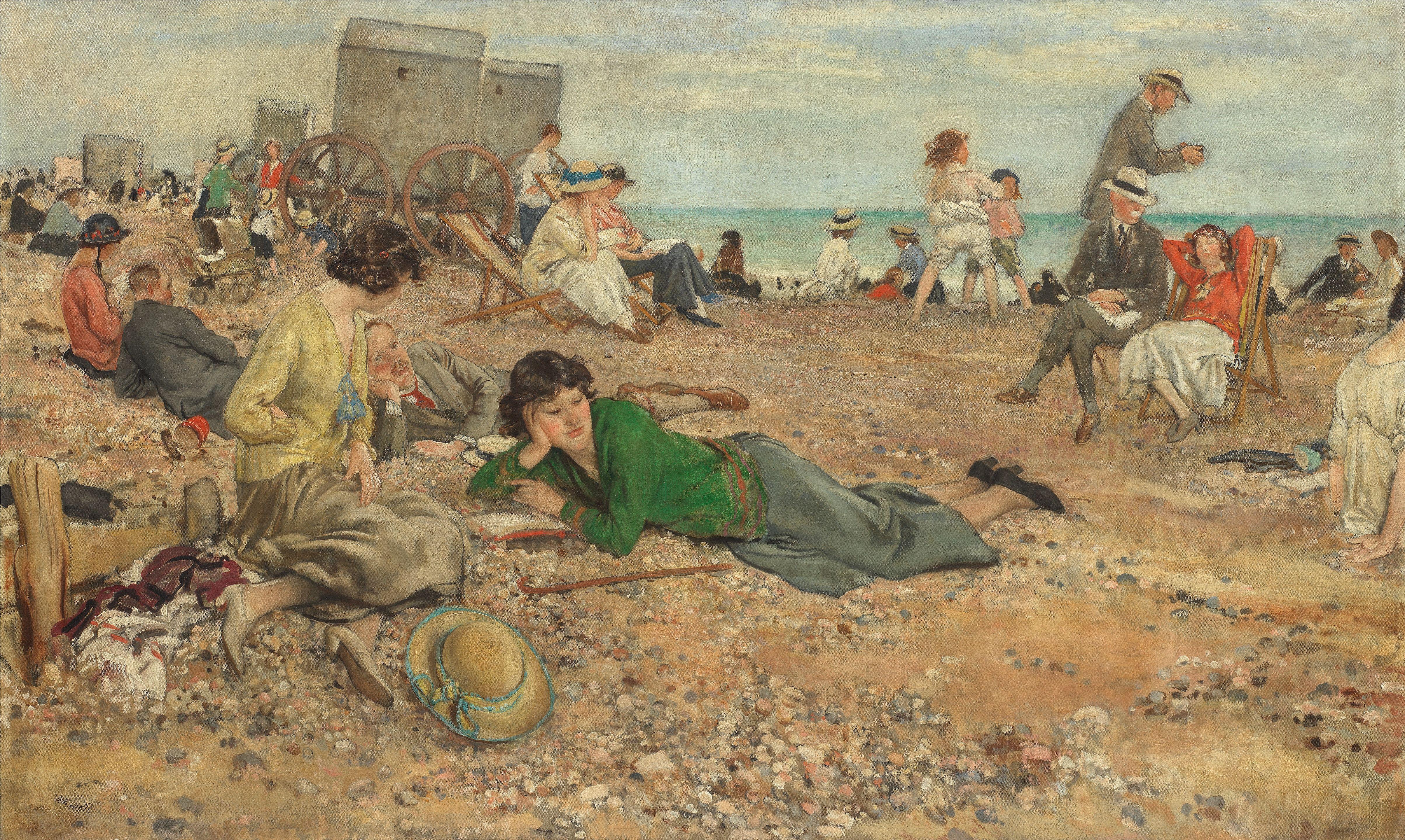 Sir Walter Westley Russell, RA, RWS, NEAC - The seaside