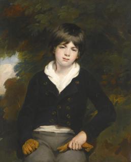 Sir William Beechey, R.A. - Portrait Of A Boy, Said To Be Master Barker