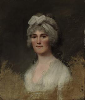 Sir William Beechey, R.A. - Portrait of Mrs. Coppell, bust-length, with a white bonnet