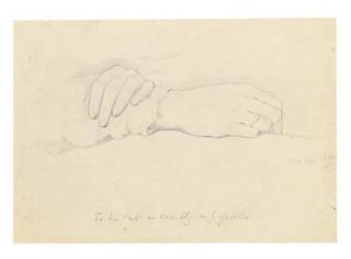 Sir William Blake Richmond, R.A. - Study of hands