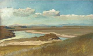 Sir William Blake Richmond, R.A. - The Tiber, Afternoon