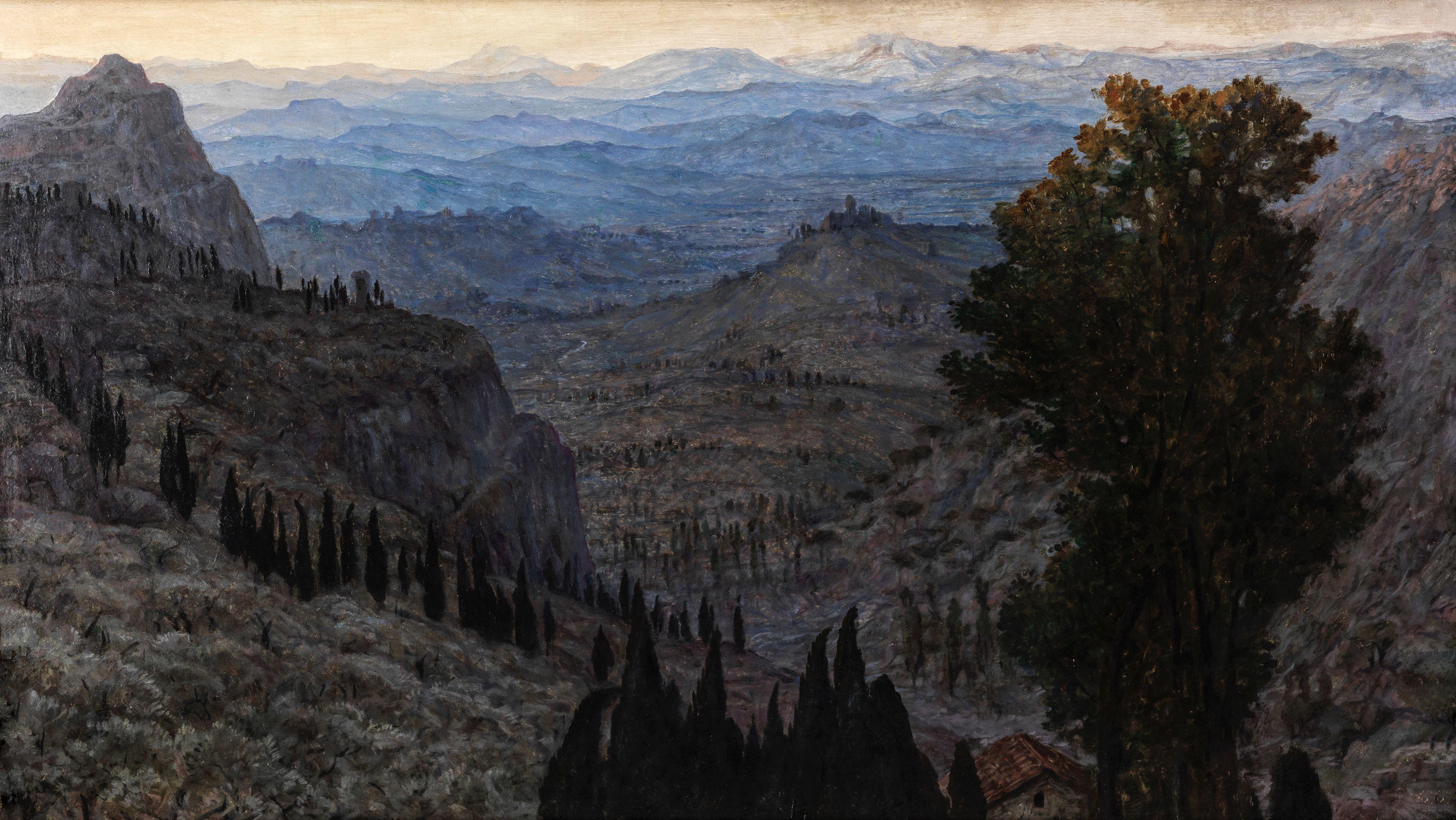 Sir William Blake Richmond, RA - \'The Plain Of Umbria\'