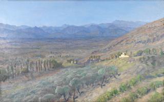 Sir William Blake Richmond, RA - Umbrian Landscape