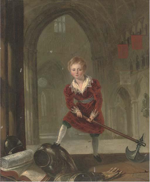 Sir William Charles Ross, R.A. - The prophesy of the Valiant Knight Archibald with the axe