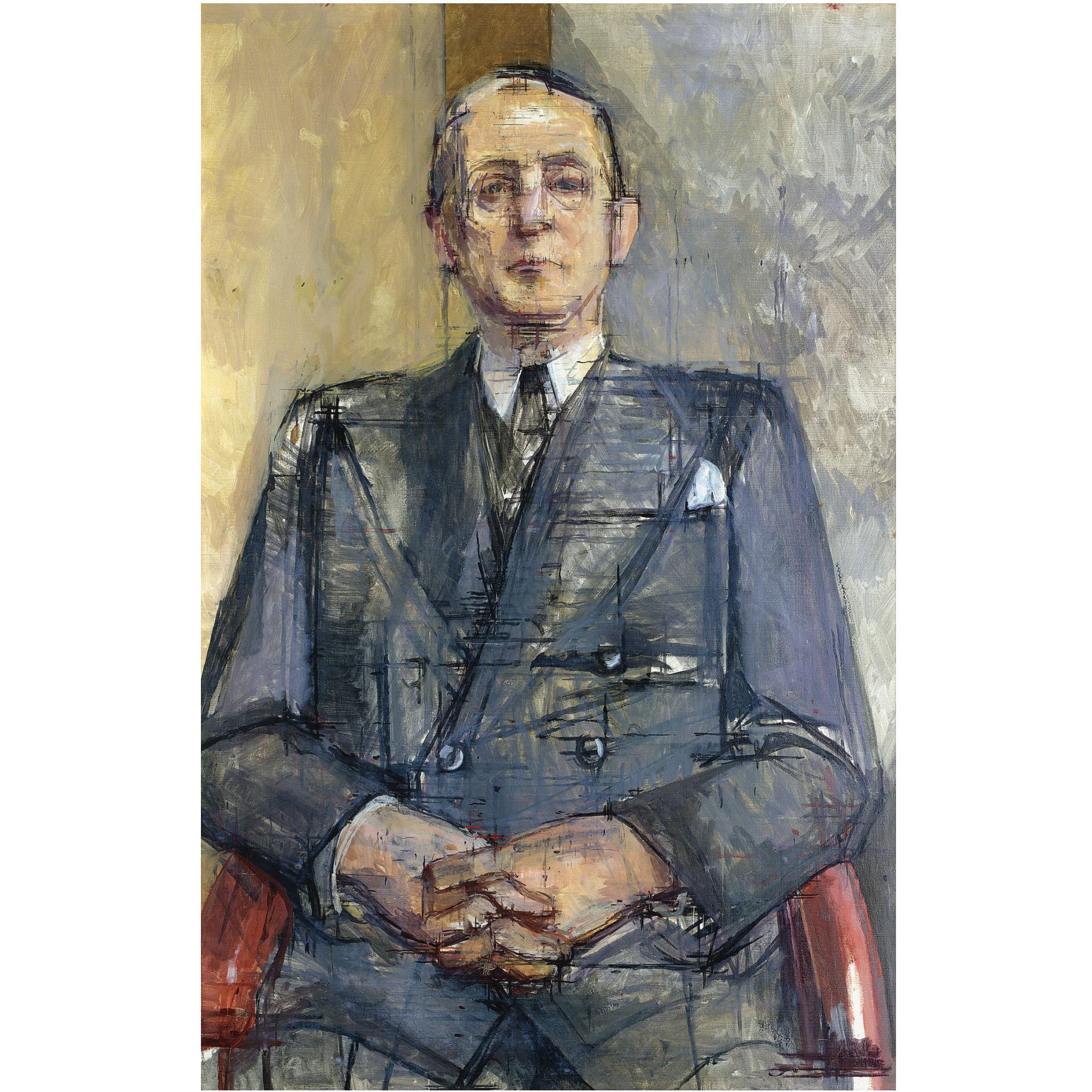 Sir William Coldstream - Portrait Of Walter A. Brandt